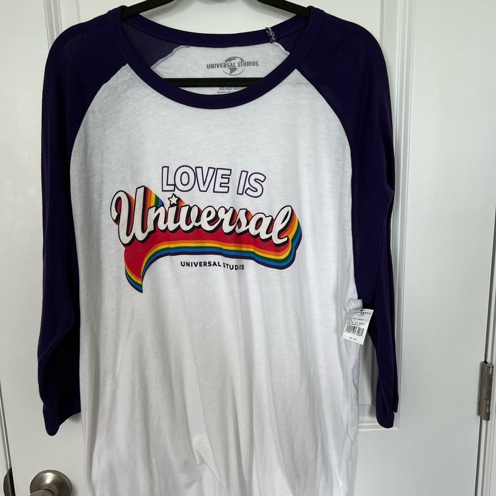Universal Studios Love is Universal Three Quarter Sleeve Shirt